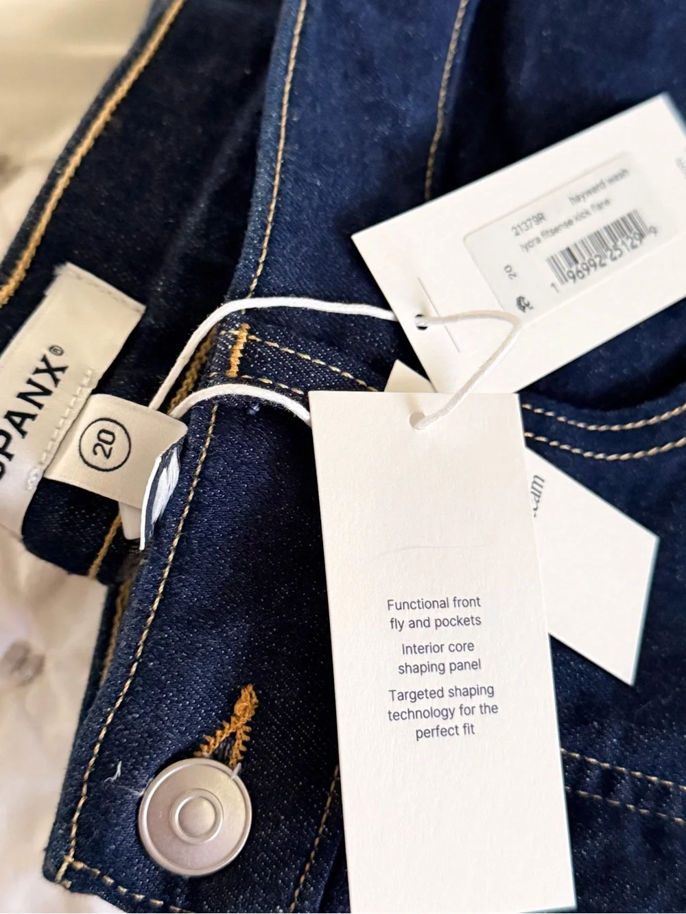 SPANX Dark Blue High-Rise Women’s Jeans